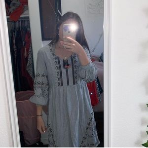 Embroidered Anthropologie dress!